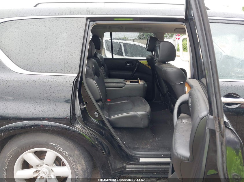2014 Infiniti Qx80 VIN JN8AZ2NE5E9066531 IAAI salvage auction — ENGINE DAMAGE, Salvage (Ohio), sold $700 on 2026-07-23 (photo 8)