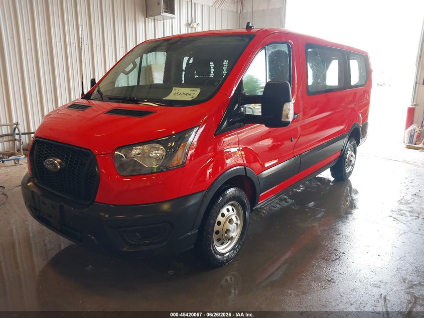 2021 Ford Transit-250 VIN 1FTBR2Y85MKA66378 IAAI salvage auction — NORMAL WEAR, Sf97 (Michigan), sold $14,050 on 2026-08-11 (photo 2)