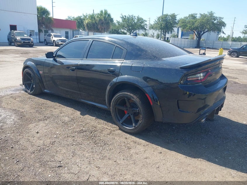 2022 Dodge Charger VIN 2C3CDXGJ8NH106969 IAAI salvage auction — SIDE, Rebuildable (Florida), sold $13,200 on 2026-07-26 (photo 3)