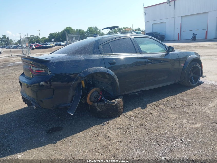 2022 Dodge Charger VIN 2C3CDXGJ8NH106969 IAAI salvage auction — SIDE, Rebuildable (Florida), sold $13,200 on 2026-07-26 (photo 4)