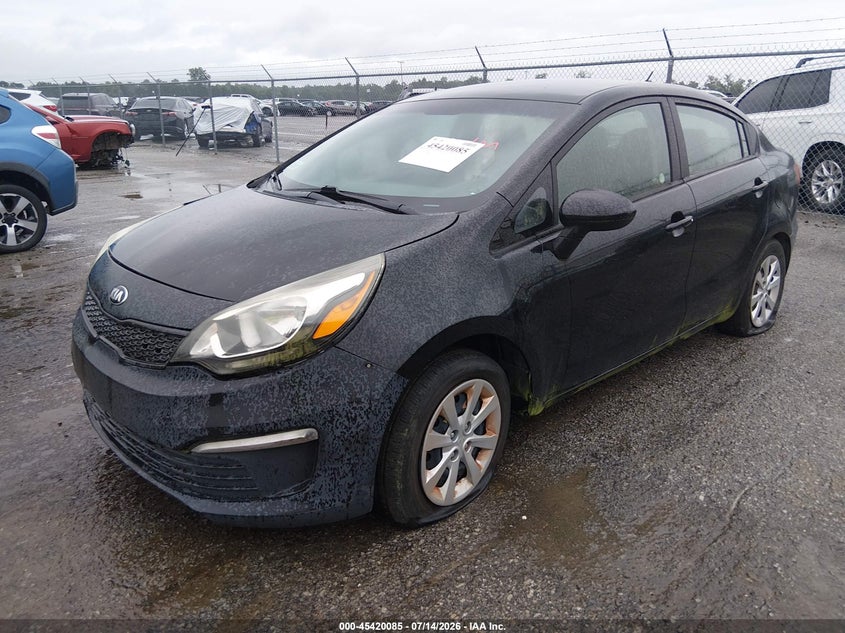 2017 Kia Rio VIN KNADM4A31H6005543 IAAI salvage auction — NORMAL WEAR, Clear (Louisiana), sold $975 on 2026-07-24 (photo 2)