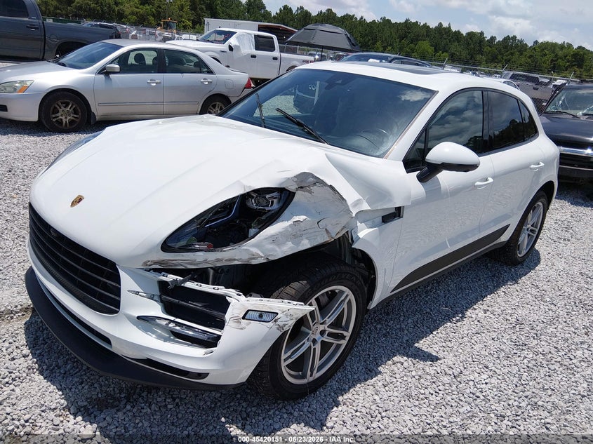 2021 Porsche Macan VIN WP1AA2A57MLB12188 IAAI salvage auction — FRONT END, Salvage (Alabama), sold $12,725 on 2026-07-16 (photo 2)