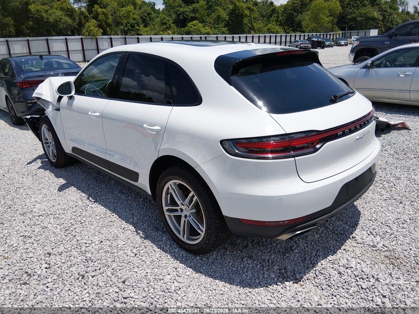 2021 Porsche Macan VIN WP1AA2A57MLB12188 IAAI salvage auction — FRONT END, Salvage (Alabama), sold $12,725 on 2026-07-16 (photo 3)