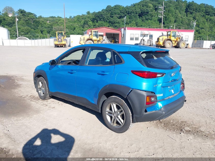 2019 Hyundai Kona VIN KM8K1CAA9KU324912 IAAI salvage auction — REAR END, Salvage (Pennsylvania), sold $1,700 on 2026-07-07 (photo 3)