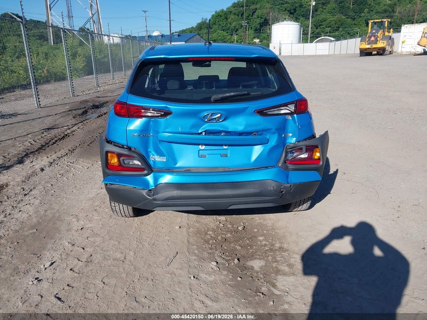 2019 Hyundai Kona VIN KM8K1CAA9KU324912 IAAI salvage auction — REAR END, Salvage (Pennsylvania), sold $1,700 on 2026-07-07 (photo 6)
