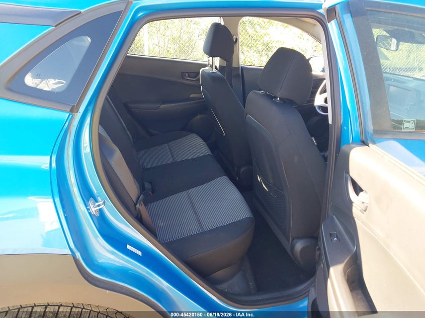 2019 Hyundai Kona VIN KM8K1CAA9KU324912 IAAI salvage auction — REAR END, Salvage (Pennsylvania), sold $1,700 on 2026-07-07 (photo 8)