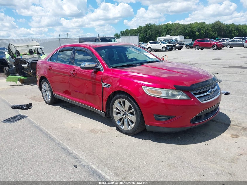 2010 Ford Taurus VIN 1FAHP2FW1AG144032 IAAI salvage auction — RIGHT FRONT, Clear (Indiana), sold $425 on 2026-07-20 (photo 1)