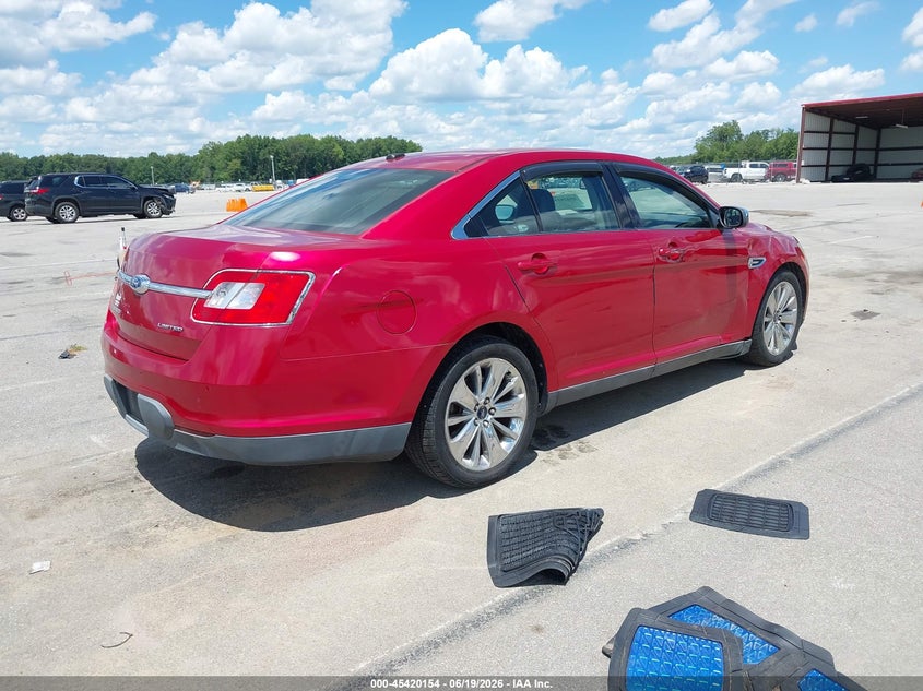 2010 Ford Taurus VIN 1FAHP2FW1AG144032 IAAI salvage auction — RIGHT FRONT, Clear (Indiana), sold $425 on 2026-07-20 (photo 4)