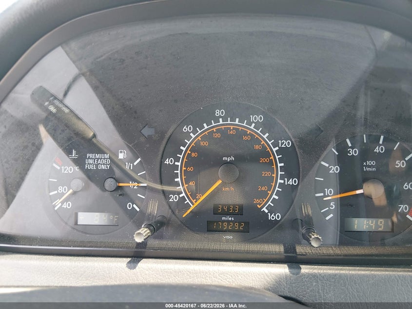 1995 Mercedes-benz C class VIN WDBHA28E5SF145206 IAAI salvage auction — NORMAL WEAR, Clear (Pennsylvania), sold $425 on 2026-07-13 (photo 7)