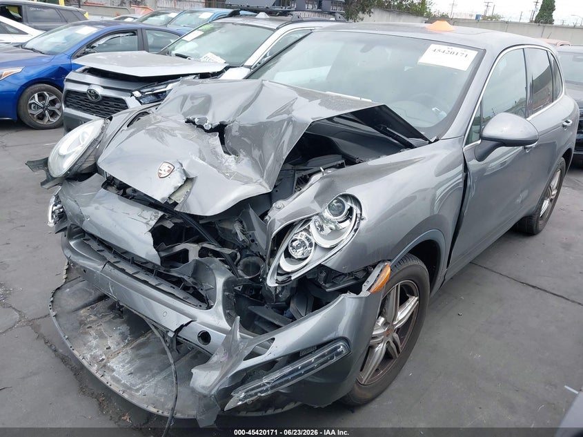 2014 Porsche Cayenne VIN WP1AB2A25ELA55042 IAAI salvage auction — FRONT END, Salvage Title, sold $1,250 on 2026-07-29 (photo 2)