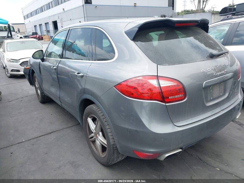 2014 Porsche Cayenne VIN WP1AB2A25ELA55042 IAAI salvage auction — FRONT END, Salvage Title, sold $1,250 on 2026-07-29 (photo 3)