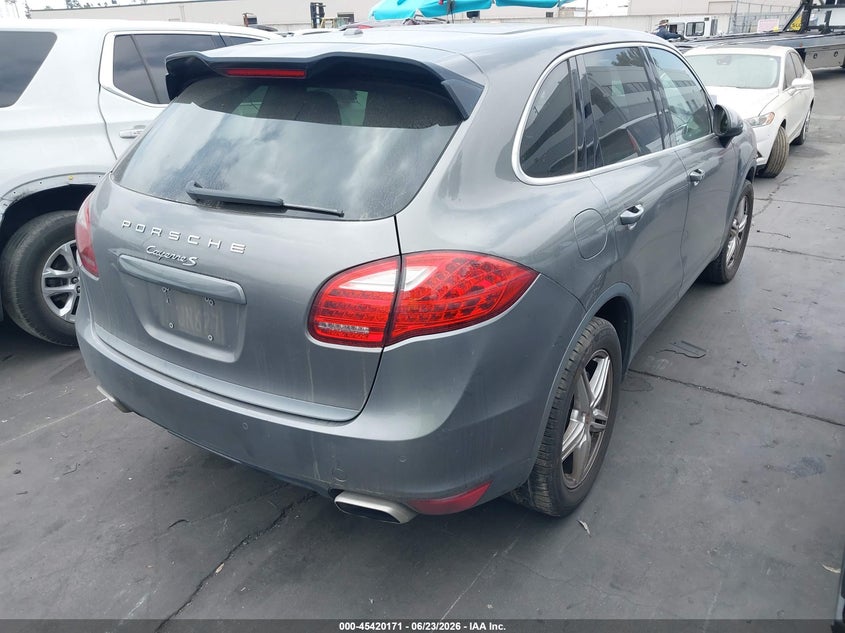 2014 Porsche Cayenne VIN WP1AB2A25ELA55042 IAAI salvage auction — FRONT END, Salvage Title, sold $1,250 on 2026-07-29 (photo 4)