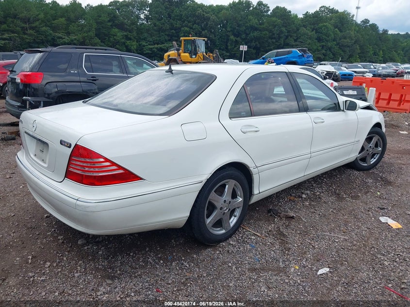 2005 Mercedes-benz S class VIN WDBNG70J05A449889 IAAI salvage auction — FRONT END, Salvage (Alabama), sold $275 on 2026-07-15 (photo 4)
