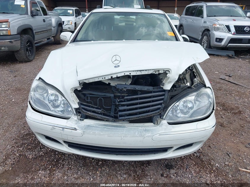 2005 Mercedes-benz S class VIN WDBNG70J05A449889 IAAI salvage auction — FRONT END, Salvage (Alabama), sold $275 on 2026-07-15 (photo 6)