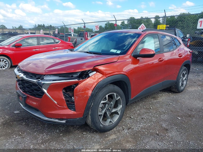 2024 Chevrolet Trax VIN KL77LHE27RC011617 IAAI salvage auction — LEFT FRONT, Salvage Title, sold $7,200 on 2026-07-23 (photo 2)