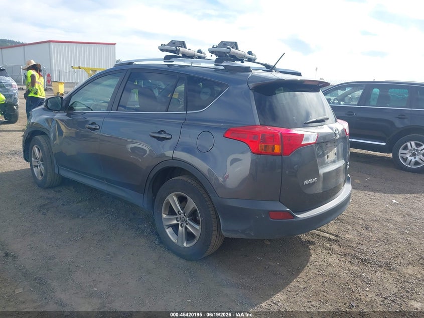 2015 Toyota Rav 4 VIN JTMRFREV3FD130015 IAAI salvage auction — LEFT FRONT, Bill Of Sale (Washington), sold $2,450 on 2026-07-16 (photo 3)
