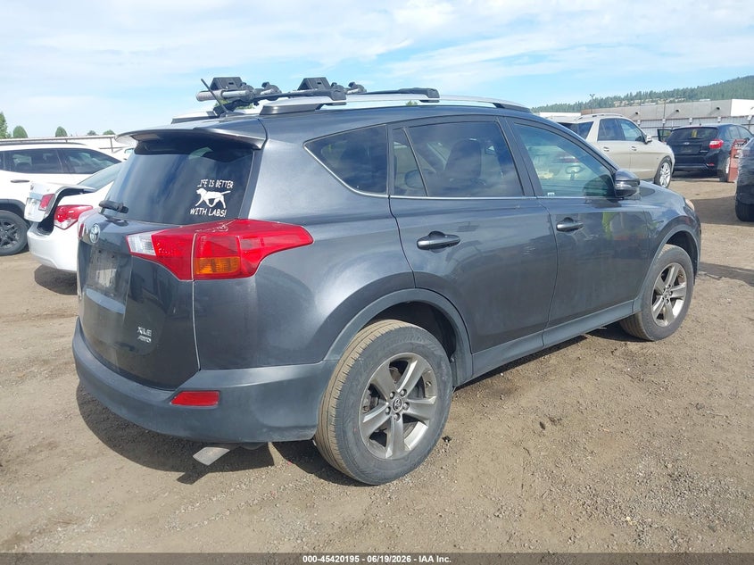 2015 Toyota Rav 4 VIN JTMRFREV3FD130015 IAAI salvage auction — LEFT FRONT, Bill Of Sale (Washington), sold $2,450 on 2026-07-16 (photo 4)