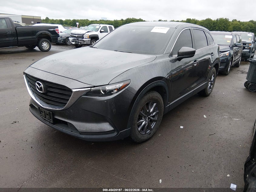 2018 Mazda Cx-9 VIN JM3TCBBY3J0212984 IAAI salvage auction — HAIL, Salvage Title, sold $5,300 on 2026-07-28 (photo 2)