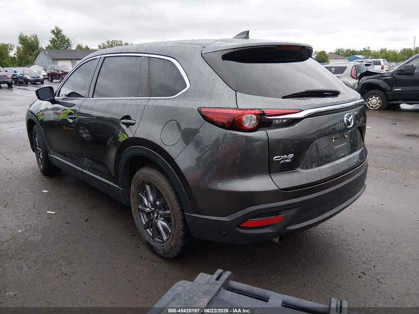 2018 Mazda Cx-9 VIN JM3TCBBY3J0212984 IAAI salvage auction — HAIL, Salvage Title, sold $5,300 on 2026-07-28 (photo 3)