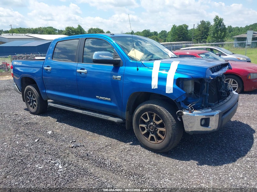 2016 Toyota Tundra VIN 5TFDW5F10GX530791 IAAI salvage auction — FRONT END, Salvage (South Carolina), sold $6,300 on 2026-07-28 (photo 1)
