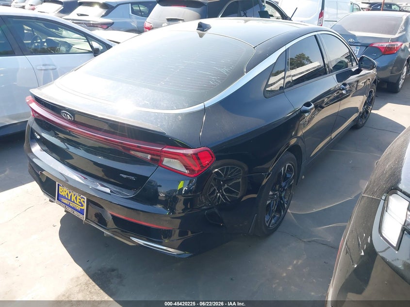 2021 Kia K5 VIN 5XXG64J25MG006627 IAAI salvage auction — VANDALISM, Salvage Title, sold $4,150 on 2026-07-22 (photo 4)