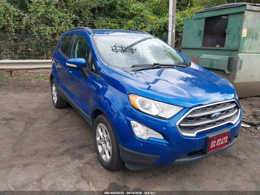 2019 Ford Ecosport VIN MAJ3S2GE8KC276986 IAAI salvage auction — REAR END, Salvage (Idaho), sold $1,700 on 2026-07-09 (photo 1)