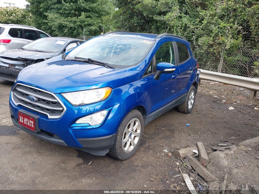 2019 Ford Ecosport VIN MAJ3S2GE8KC276986 IAAI salvage auction — REAR END, Salvage (Idaho), sold $1,700 on 2026-07-09 (photo 2)