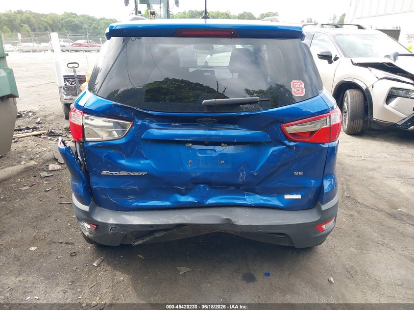 2019 Ford Ecosport VIN MAJ3S2GE8KC276986 IAAI salvage auction — REAR END, Salvage (Idaho), sold $1,700 on 2026-07-09 (photo 6)