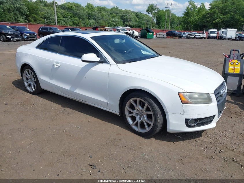 2012 Audi A5 VIN WAULFAFR1CA016436 IAAI salvage auction — NORMAL WEAR, Clear (New Jersey), sold $1,050 on 2026-07-08 (photo 1)