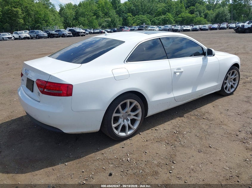 2012 Audi A5 VIN WAULFAFR1CA016436 IAAI salvage auction — NORMAL WEAR, Clear (New Jersey), sold $1,050 on 2026-07-08 (photo 4)