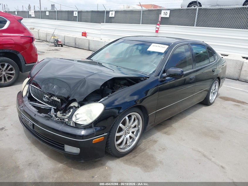 2001 Lexus Gs 300 VIN JT8BD69S810139653 IAAI salvage auction — FRONT END, Salvage (California), sold $350 on 2026-07-17 (photo 2)
