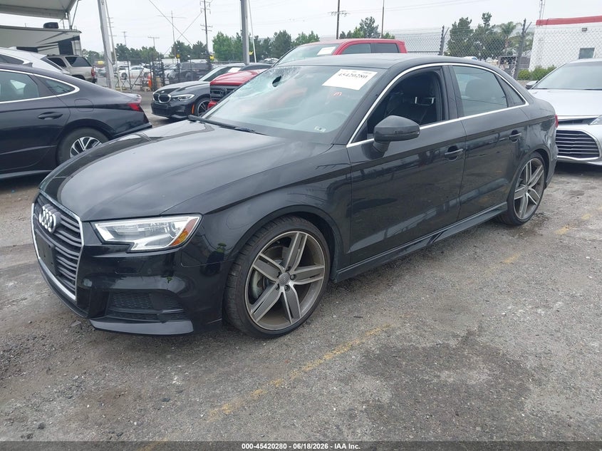 2018 Audi A3 VIN WAUGUGFF8J1021243 IAAI salvage auction — FRONT END, Salvage Title, sold $5,950 on 2026-07-14 (photo 2)