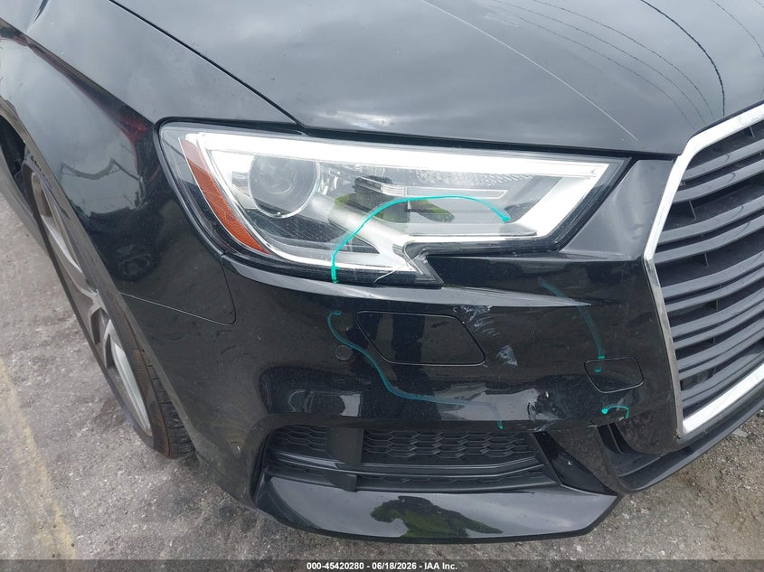 2018 Audi A3 VIN WAUGUGFF8J1021243 IAAI salvage auction — FRONT END, Salvage Title, sold $5,950 on 2026-07-14 (photo 6)