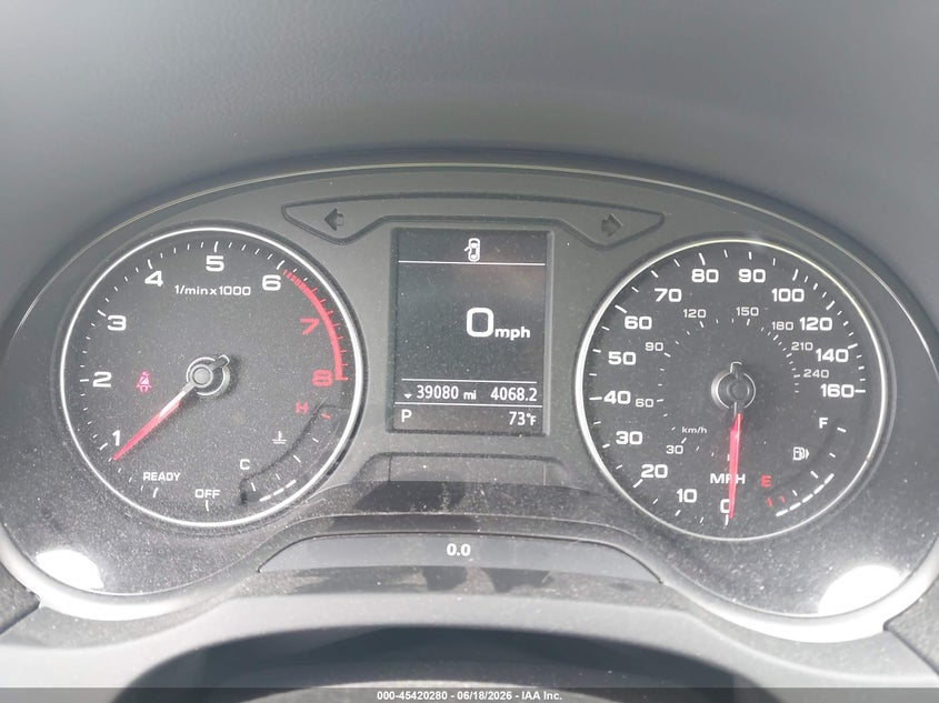 2018 Audi A3 VIN WAUGUGFF8J1021243 IAAI salvage auction — FRONT END, Salvage Title, sold $5,950 on 2026-07-14 (photo 7)