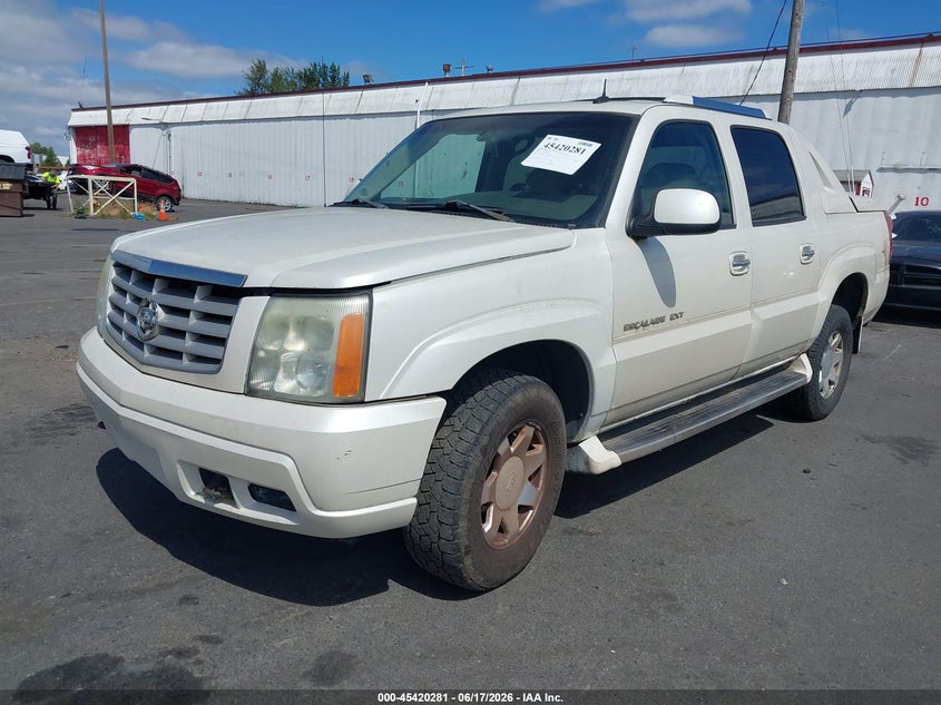2002 Cadillac Escalade ext VIN 3GYEK63N72G331211 IAAI salvage auction — FRONT END, Clear (Washington), sold $1,350 on 2026-07-09 (photo 2)