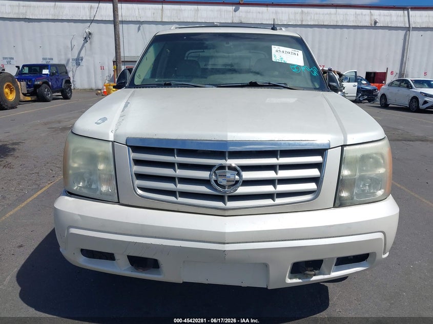 2002 Cadillac Escalade ext VIN 3GYEK63N72G331211 IAAI salvage auction — FRONT END, Clear (Washington), sold $1,350 on 2026-07-09 (photo 6)