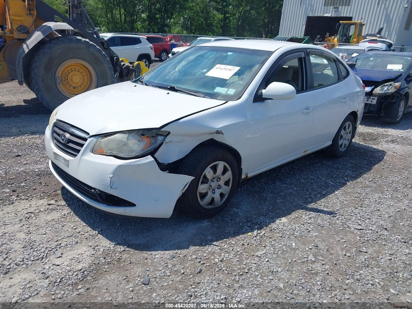 2008 Hyundai Elantra VIN KMHDU46D98U478585 IAAI salvage auction — FRONT END, Mv-907A (New York), sold $250 on 2026-07-07 (photo 2)