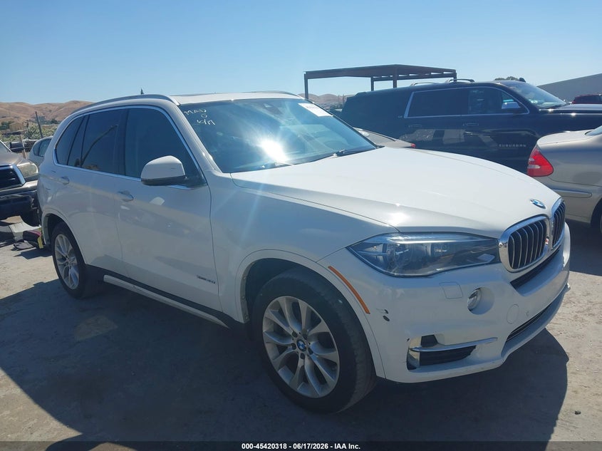 2015 BMW X5 VIN 5UXKR0C57F0P16813 IAAI salvage auction — REAR END, Salvage (California), sold $4,625 on 2026-07-09 (photo 1)