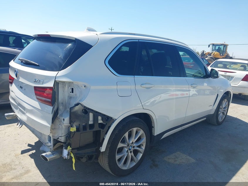 2015 BMW X5 VIN 5UXKR0C57F0P16813 IAAI salvage auction — REAR END, Salvage (California), sold $4,625 on 2026-07-09 (photo 4)