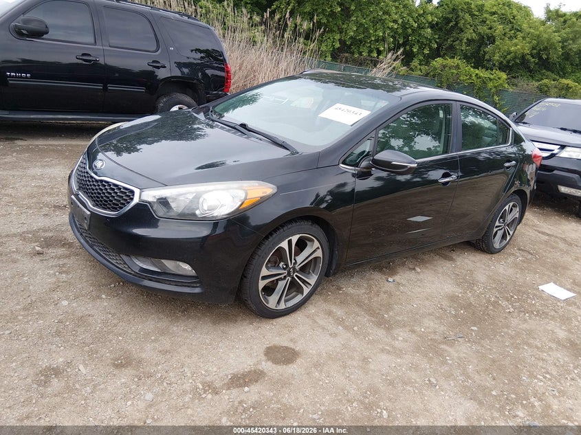 2016 Kia Forte VIN KNAFZ4A81G5448222 IAAI salvage auction — NORMAL WEAR, Clear (Maryland), sold $800 on 2026-07-10 (photo 2)