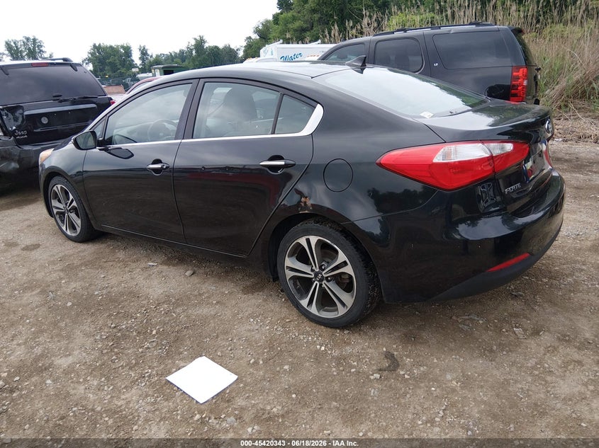 2016 Kia Forte VIN KNAFZ4A81G5448222 IAAI salvage auction — NORMAL WEAR, Clear (Maryland), sold $800 on 2026-07-10 (photo 3)