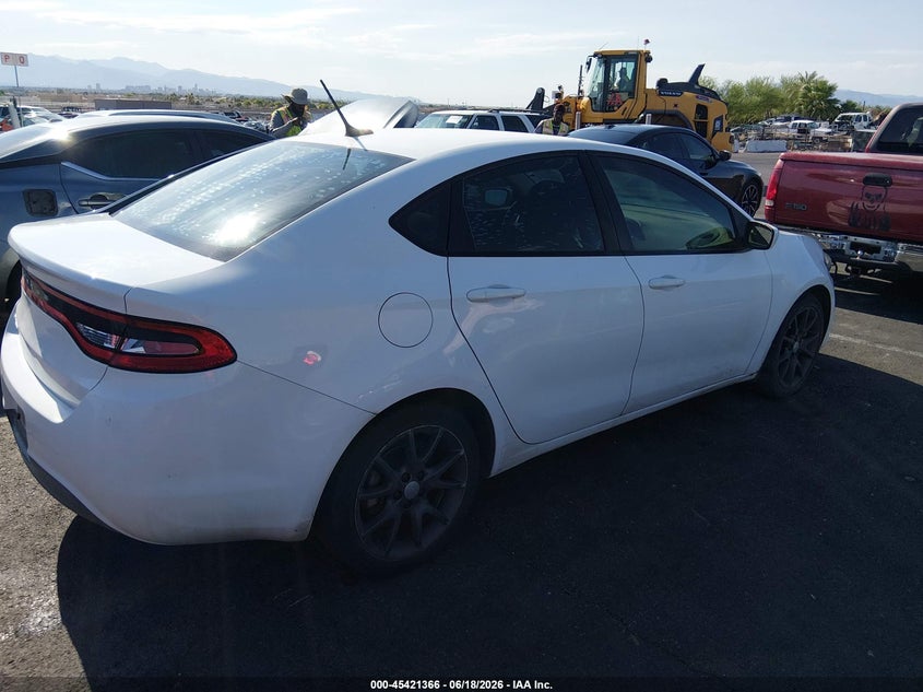 2016 Dodge Dart VIN 1C3CDFAA7GD577465 IAAI salvage auction — NORMAL WEAR, Clear (Arizona), sold $275 on 2026-07-24 (photo 4)