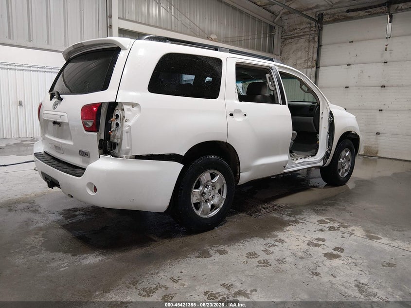 2008 Toyota Sequoia VIN 5TDBY64A98S013491 IAAI salvage auction — RIGHT SIDE, Bill Of Sale (Alaska), sold $650 on 2026-07-24 (photo 4)