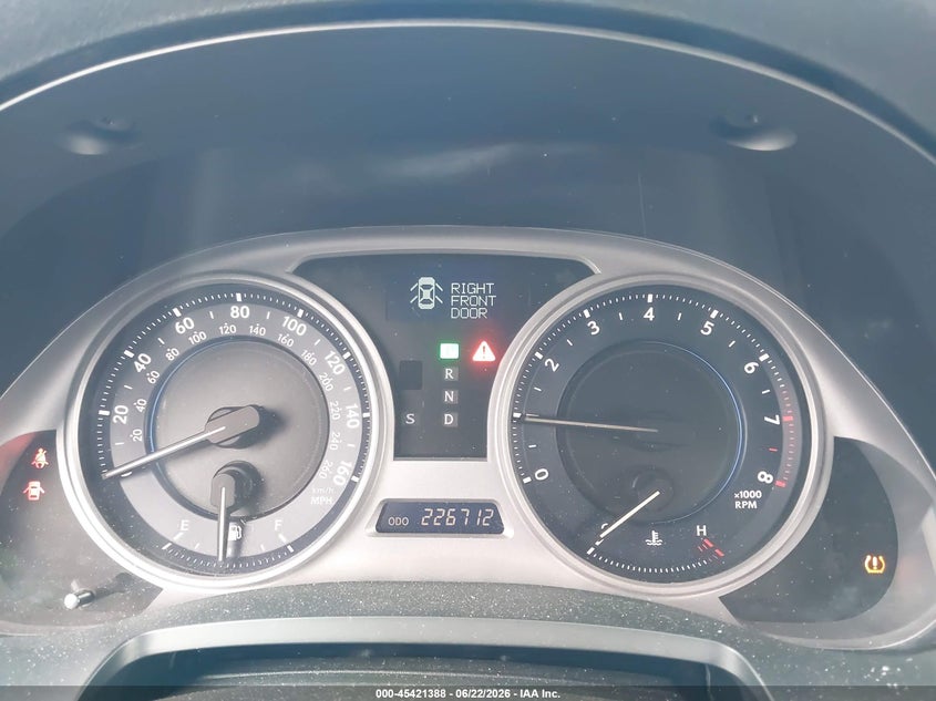 2007 Lexus Is 250 VIN JTHBK262475030279 IAAI salvage auction — LEFT & RIGHT, Salvage (California), sold $350 on 2026-07-09 (photo 7)