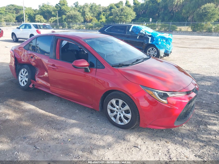 2021 Toyota Corolla VIN 5YFEPMAE2MP257837 IAAI salvage auction — RIGHT SIDE, Rebuildable (Florida), sold $3,650 on 2026-07-30 (photo 1)