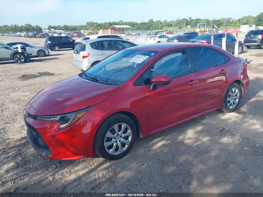 2021 Toyota Corolla VIN 5YFEPMAE2MP257837 IAAI salvage auction — RIGHT SIDE, Rebuildable (Florida), sold $3,650 on 2026-07-30 (photo 2)