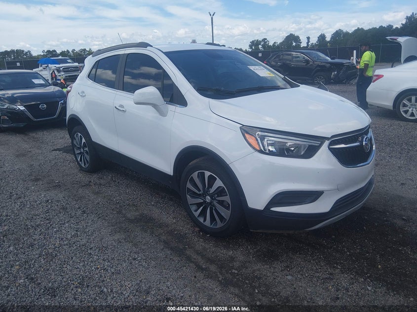 2022 Buick Encore VIN KL4CJASM7NB511324 IAAI salvage auction — LEFT FRONT, Salvage Title, sold $3,450 on 2026-07-31 (photo 1)