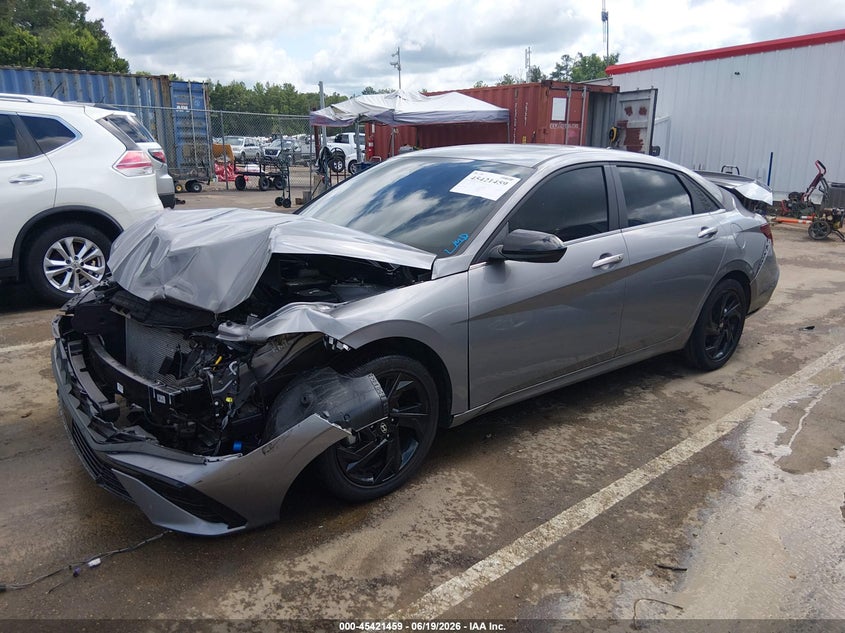 2026 Hyundai Elantra VIN KMHLS4DG4TU113707 IAAI salvage auction — FRONT END, Salvage Title, sold $4,000 on 2026-07-23 (photo 2)
