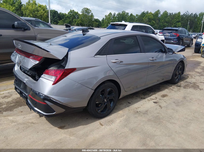 2026 Hyundai Elantra VIN KMHLS4DG4TU113707 IAAI salvage auction — FRONT END, Salvage Title, sold $4,000 on 2026-07-23 (photo 4)