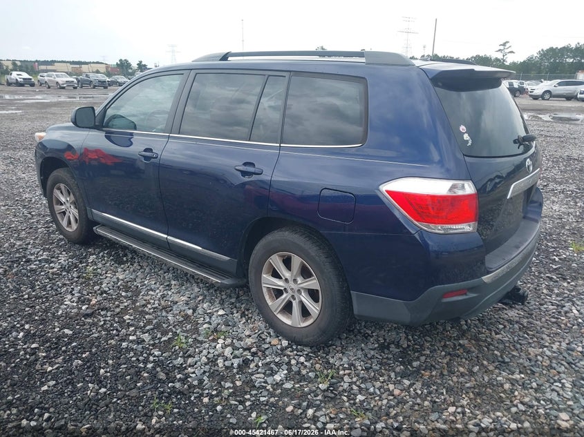 2012 Toyota Highlander VIN 5TDZA3EH8CS026268 IAAI salvage auction — NORMAL WEAR, Clear (North Carolina), sold $3,000 on 2026-07-10 (photo 3)